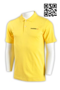 P531工作Polo恤 嬰兒零售行業 制服 POLO 媽媽用品銷售人員 Polo恤公司    黃色
